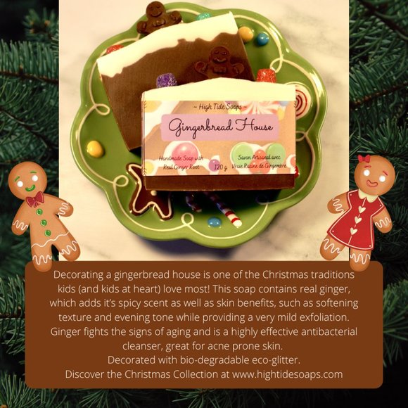 Gingerbread House Handmade Soap - Picture 3 of 3